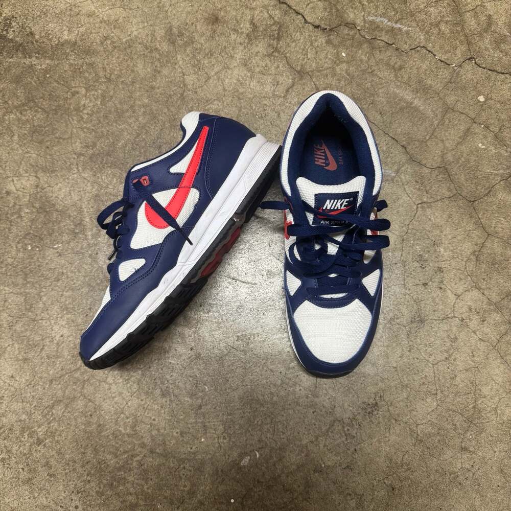 Nike Air Span II Blue Void Habanero Red AH8047-404